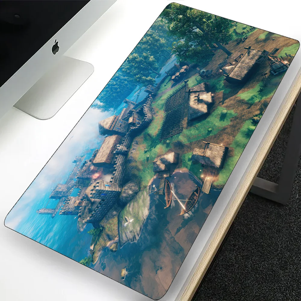

Большой игровой коврик для мыши Valheim, компьютерный коврик для мыши, компьютерный геймерский коврик для мыши для ноутбука, офисный коврик, силиконовый ковер, клавиатура настольный коврик для мышки