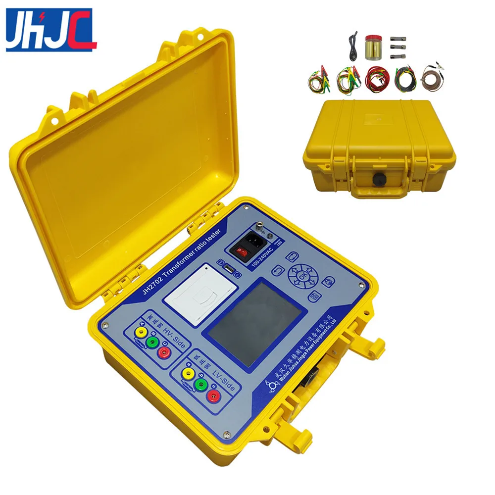 Built-in Battery Transformer Turns Ratio Tester Analyzer Automatic TTR Test Set Digital Ratio Group Tester Spanish/English Price