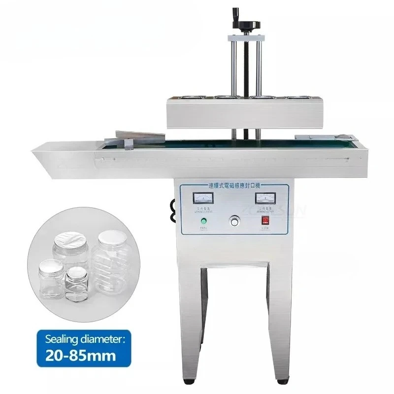 

Zonesun ZS-FK2100B Automatic Aluminum Foil Vertical Sealing Machine Electromagnetic Continuous Induction IndutionSealer