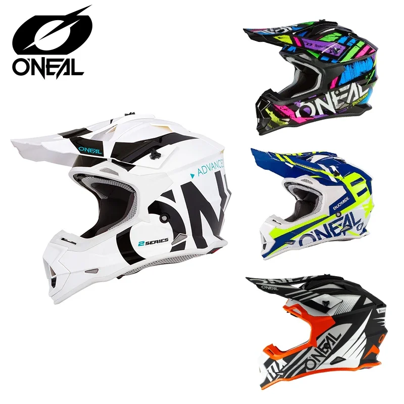 Original USA ONEAL Motorcycle Helmet DOT ECE Certification Full face Double Len Racing Off-road Helmet Capacete Cascos Para Moto