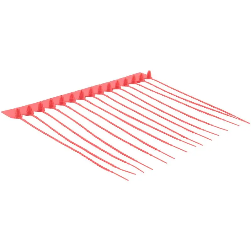 AB66-500 Plastic Tamper Seals, Numbered Zip Ties Tags,Disposable Self Locking Signage For ,Shipping,250Mm B