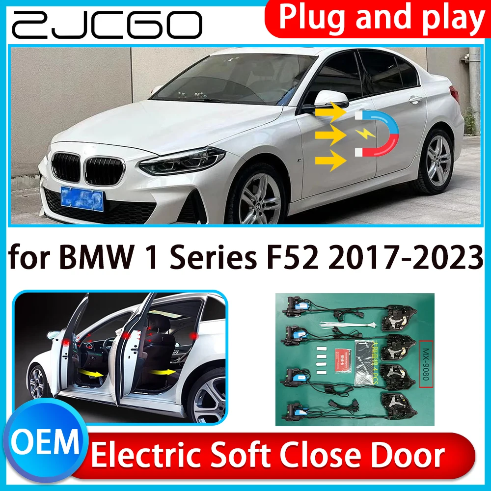 

ZJCGO for BMW 1 Series F52 2017-2023 Auto Pull Car Soft Close Kit Door Power Latch Electric Door Catch Soft Closing Assist