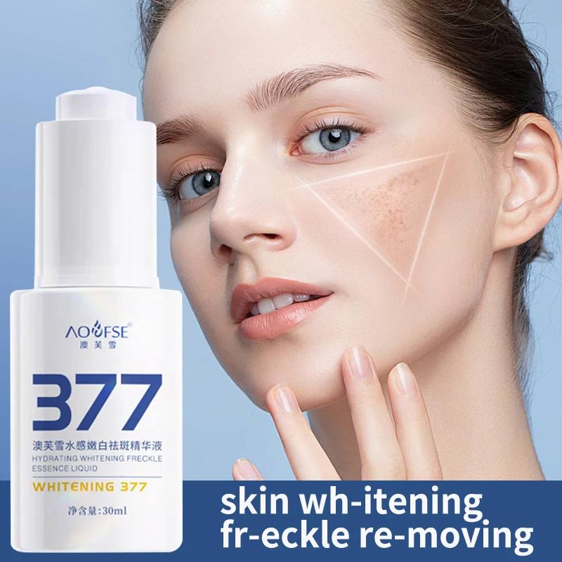 377 Niacinamide Skincare Serum  Arbutin Facial Glow Brightening Face Whitening Moisturizing Essence Korean Beauty Products 30ML