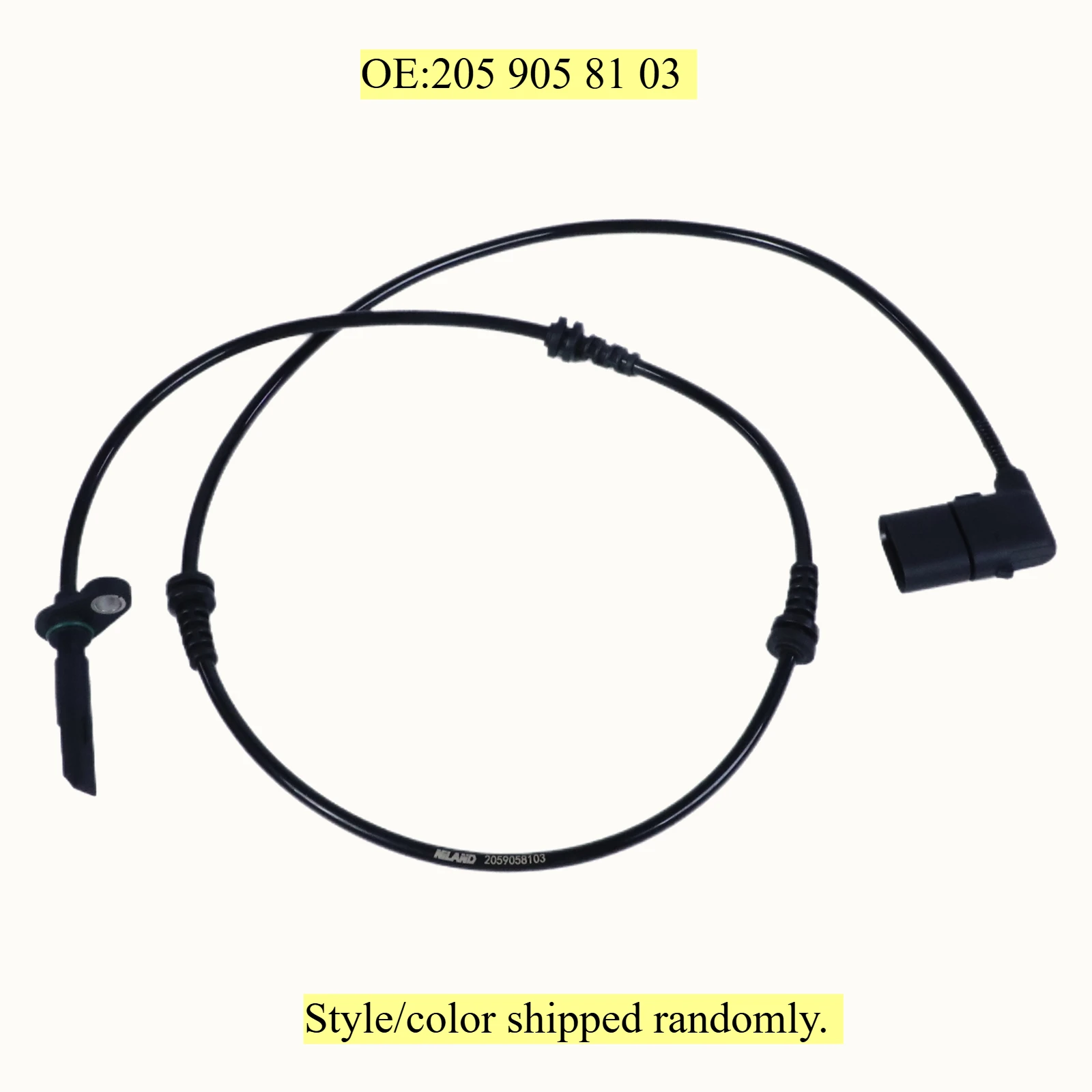 Front Left ABS Wheel Speed Sensor For Mercedes-Benz C160 C180 C180d C200 C200d C220d C250 C250d C300d C350e C43 AMG, 2059058103 view 2