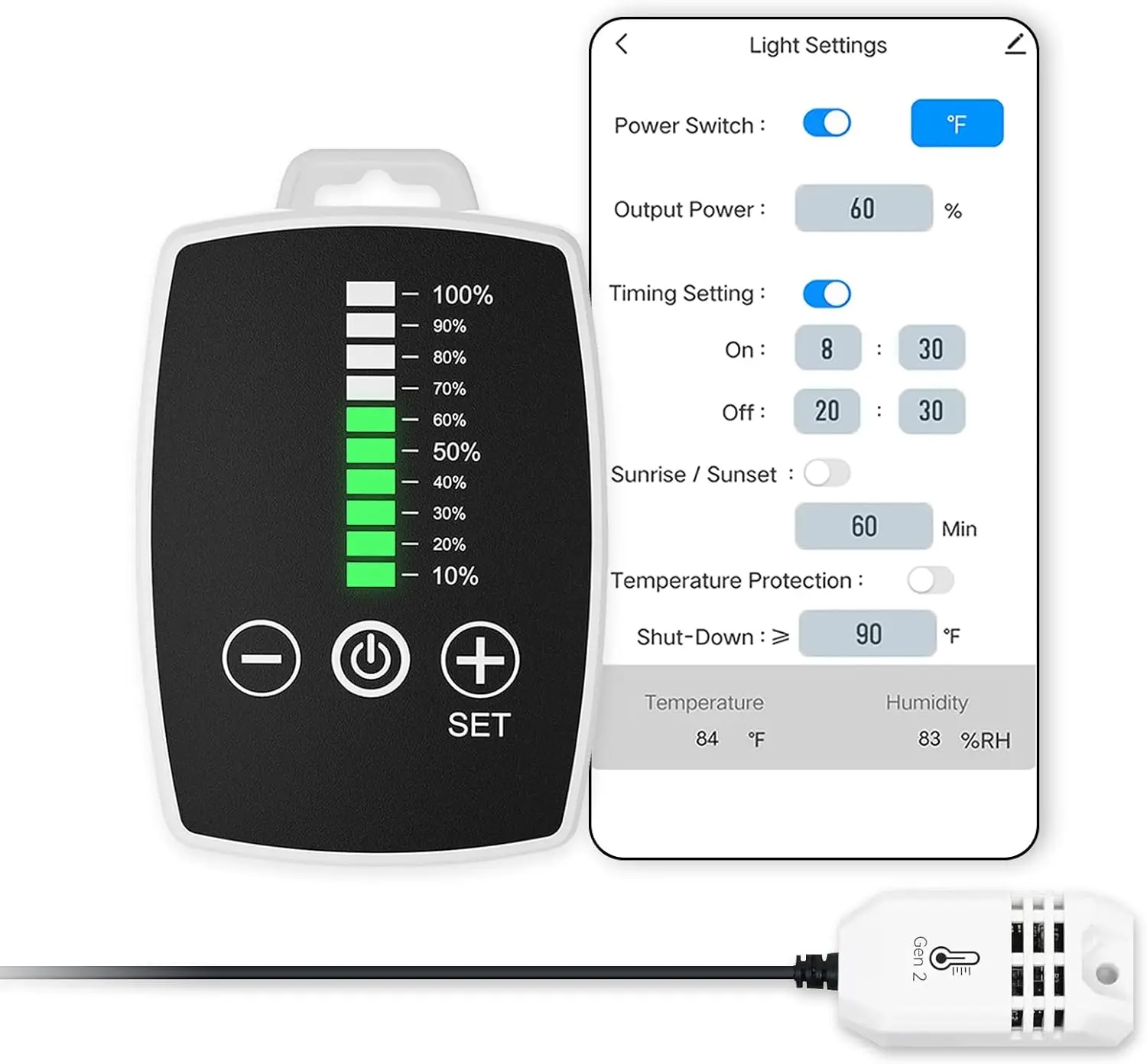 

Система управления AH-LightFan: светодиодные фитолампы, канальные вентиляторы и регулировка скорости вентиляторов по времени (имитация заката) | Включение/Выключение и уровень заряда%