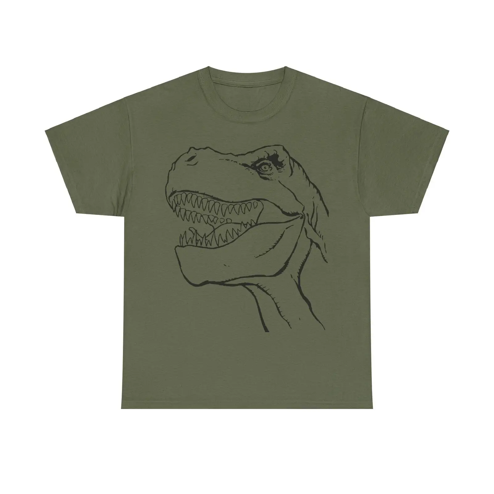 T-Rex Dinosaur Themed T-shirt, Camiseta Alta qualidade