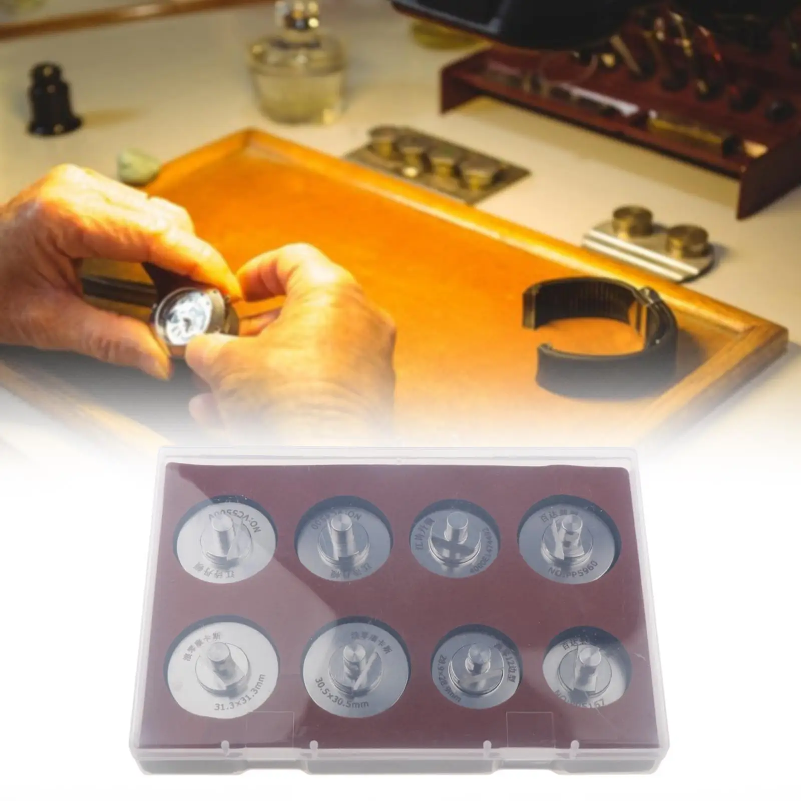 طقم أدوات إصلاح الساعة، فتاحات القضية الخلفية، متعددة الأغراض، متينة مع مختلف #3