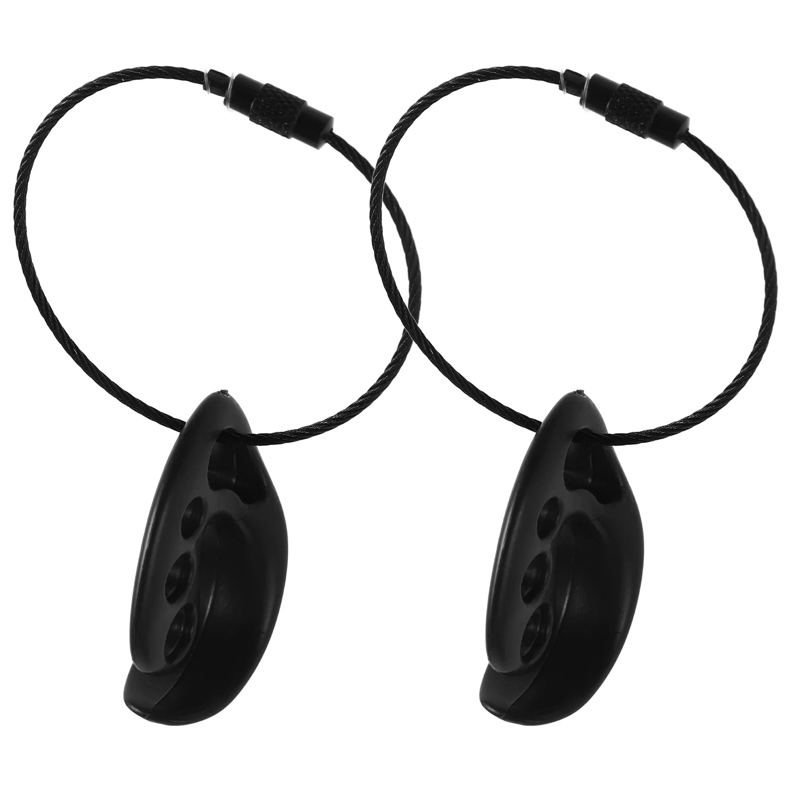 ที่หนีบจานพลาสติกแบบพกพาขนาดเล็ก 2 ชิ้น สำหรับกีฬากลางแจ้ง ที่ยึดจานน้ำหนักเบา ใช้งานสะดวกในชีวิตประจำวัน