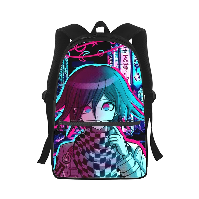 

Danganronpa V3 мужской и женский рюкзак с 3D принтом, модная студенческая школьная сумка, рюкзак для ноутбука, детская дорожная сумка на плечо
