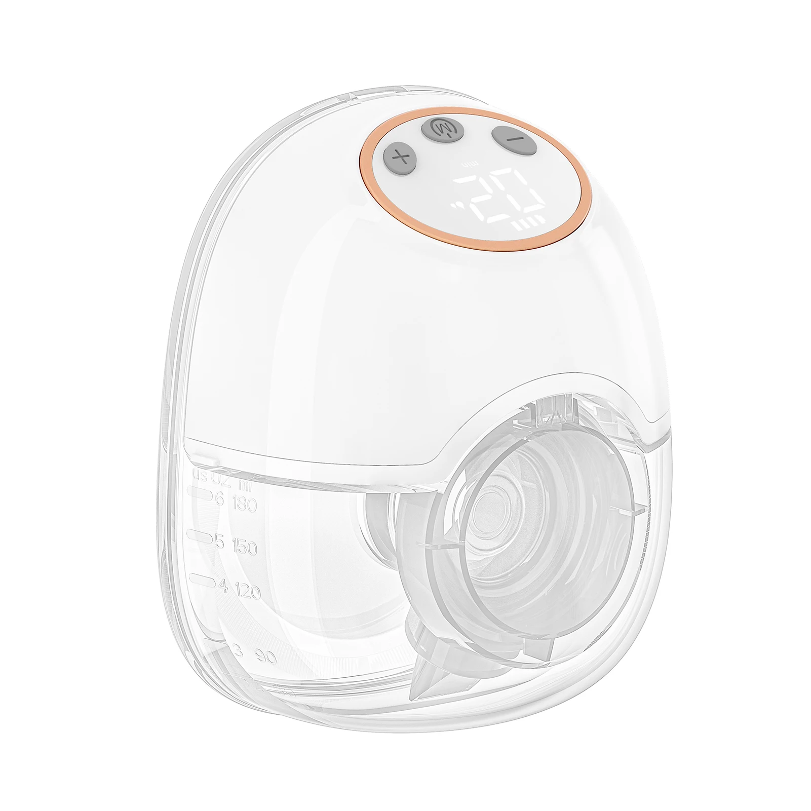 

Wearable Breast Pump Hands Free Electric Breast Pump for Breastfeeding 4 Modes 12 Suction Level Low Noise Built-in Battery