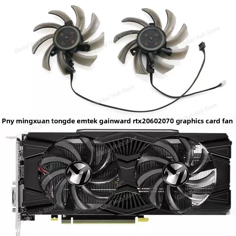 

Вентилятор видеокарты для PNY Mingxuan/PALIT Tongde EMTEK Gengsheng RTX 2060 2060s 2070 GA91S2U