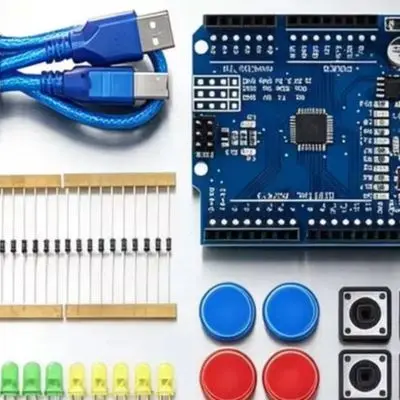For Circuit Testing 400 Point Breadboard DIY Electronics Kit For Classroom Teaching STEM Learning Electronic Module