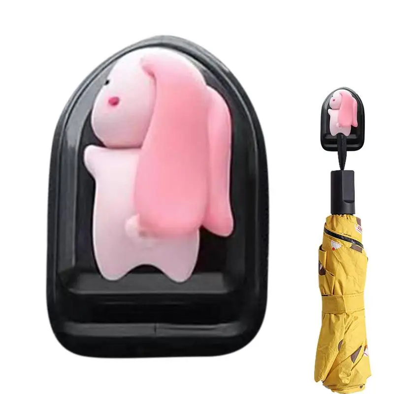 

Cute Animal Hooks For Car Self Adhesive Mini Cartoon Holder Automobile Interior Small Hook Organizer auto interior decors