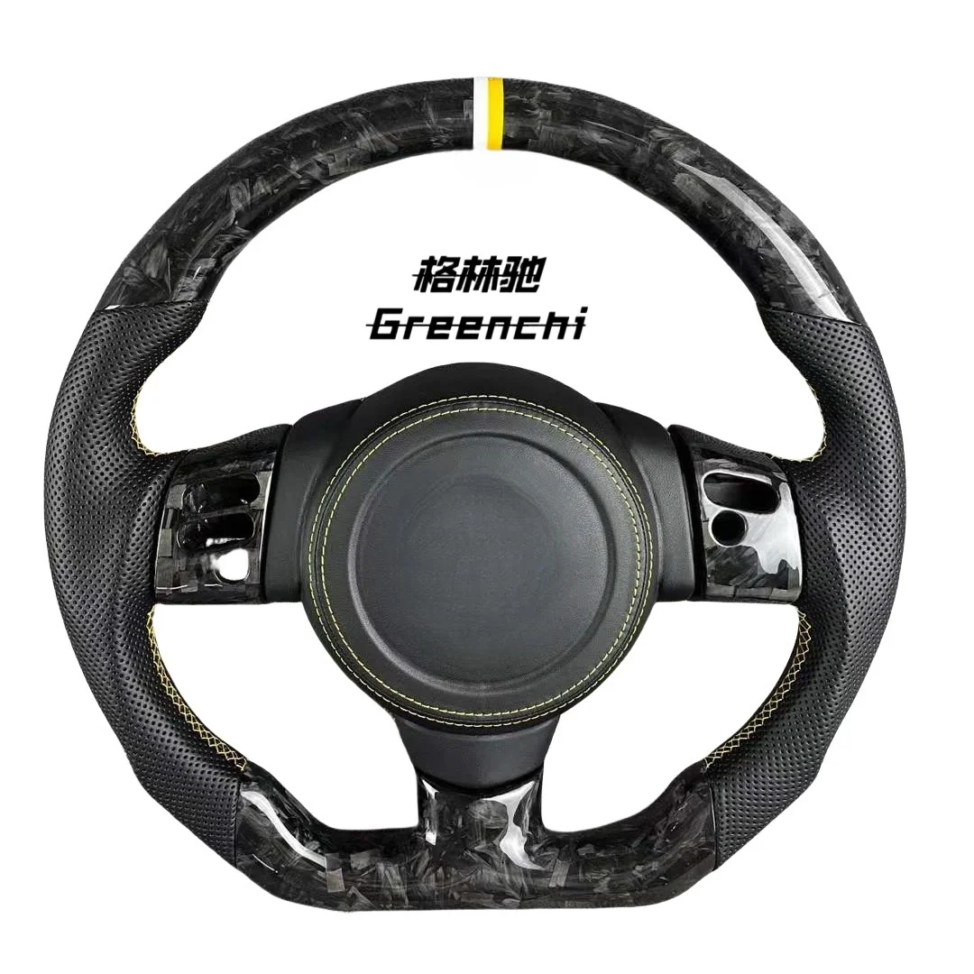 

For Toyota FJ Cruiser Forged Carbon Leather Car Steering Wheel with Buttons