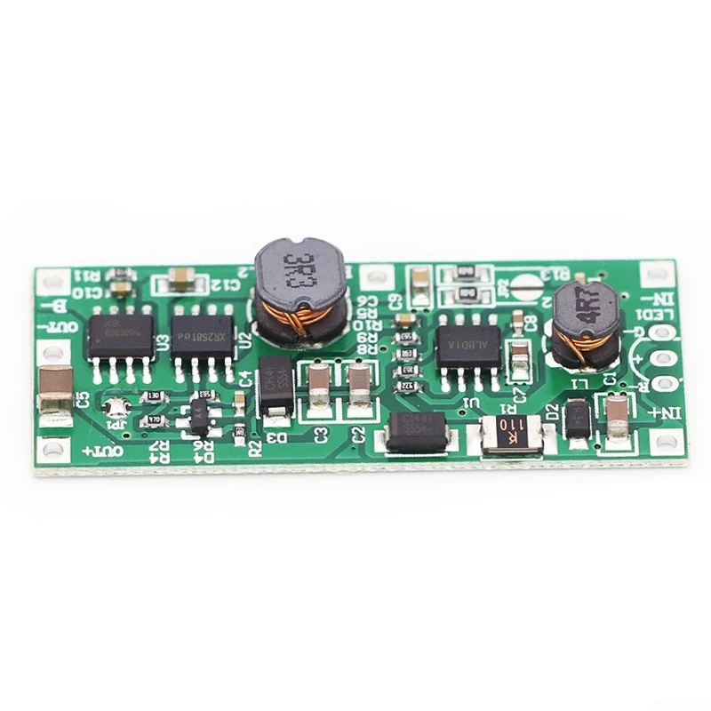3.7V lithium battery DC UPS uninterruptible module charging and discharging boost power outage boost DC 12V/9V For 18650 Lithium