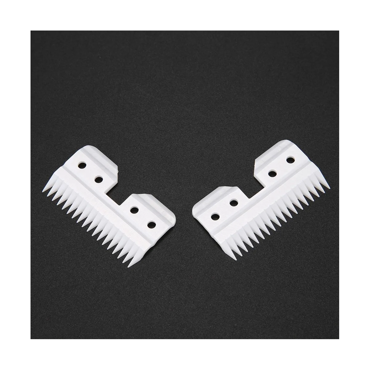 กรรไกรตัดเซรามิคแบบเปลี่ยนได้18ซี่มีดตัดเซรามิคสำหรับ A5 Oster 12ชิ้น