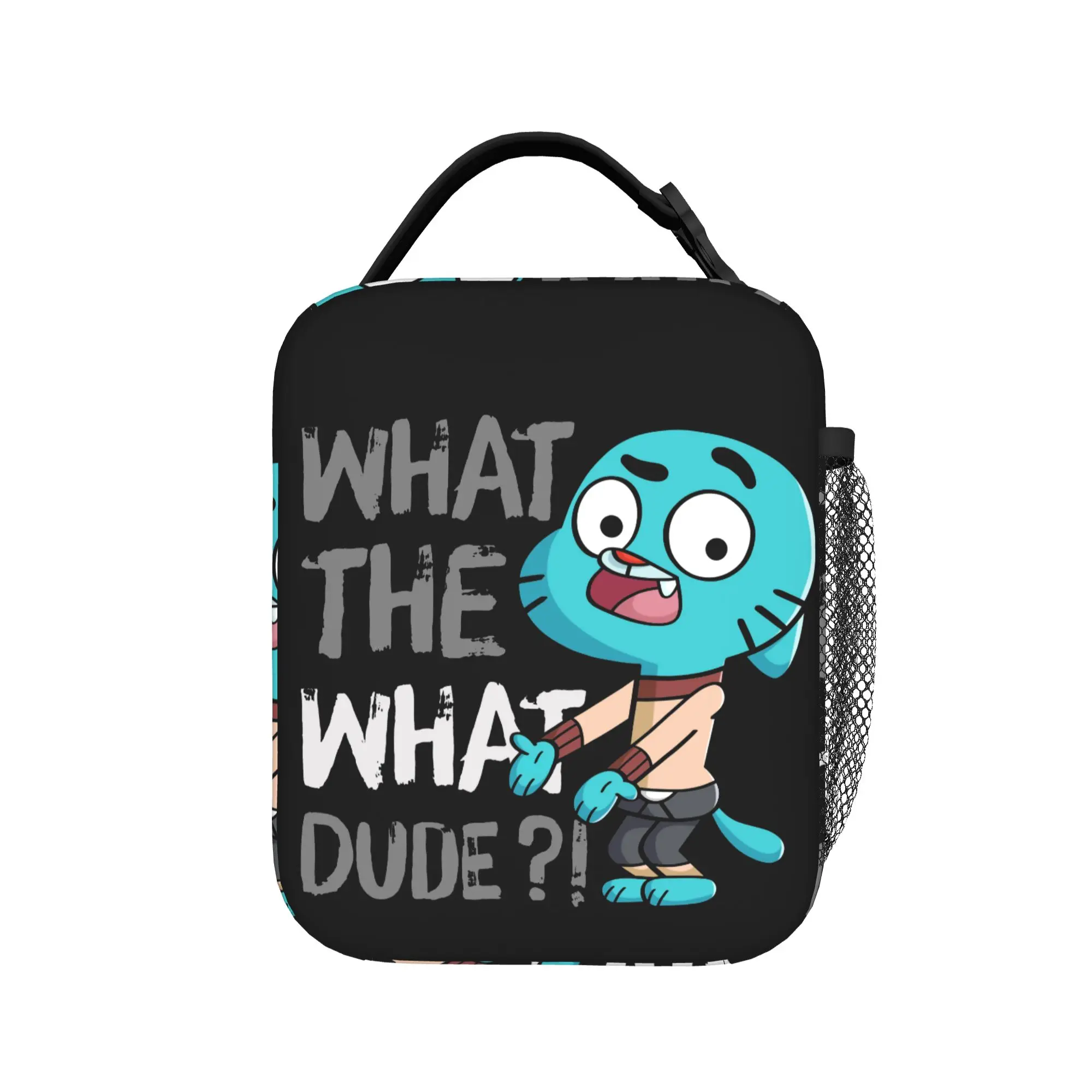 What The What Dude Insulated Lunch Bags High Capacity Gumballs Lunch Container Thermal Bag Tote Lunch Box School  Picnic