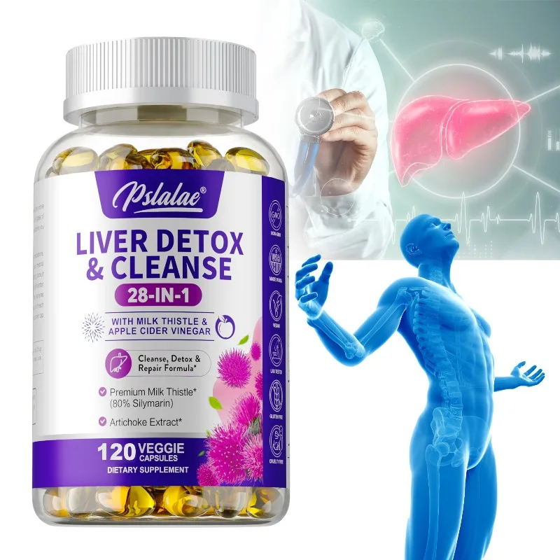 Liver Detox & Cleanse Supplement - Natural Detoxification, Supports Liver and Digestion Health, Improves Liver Function, Non-GMO