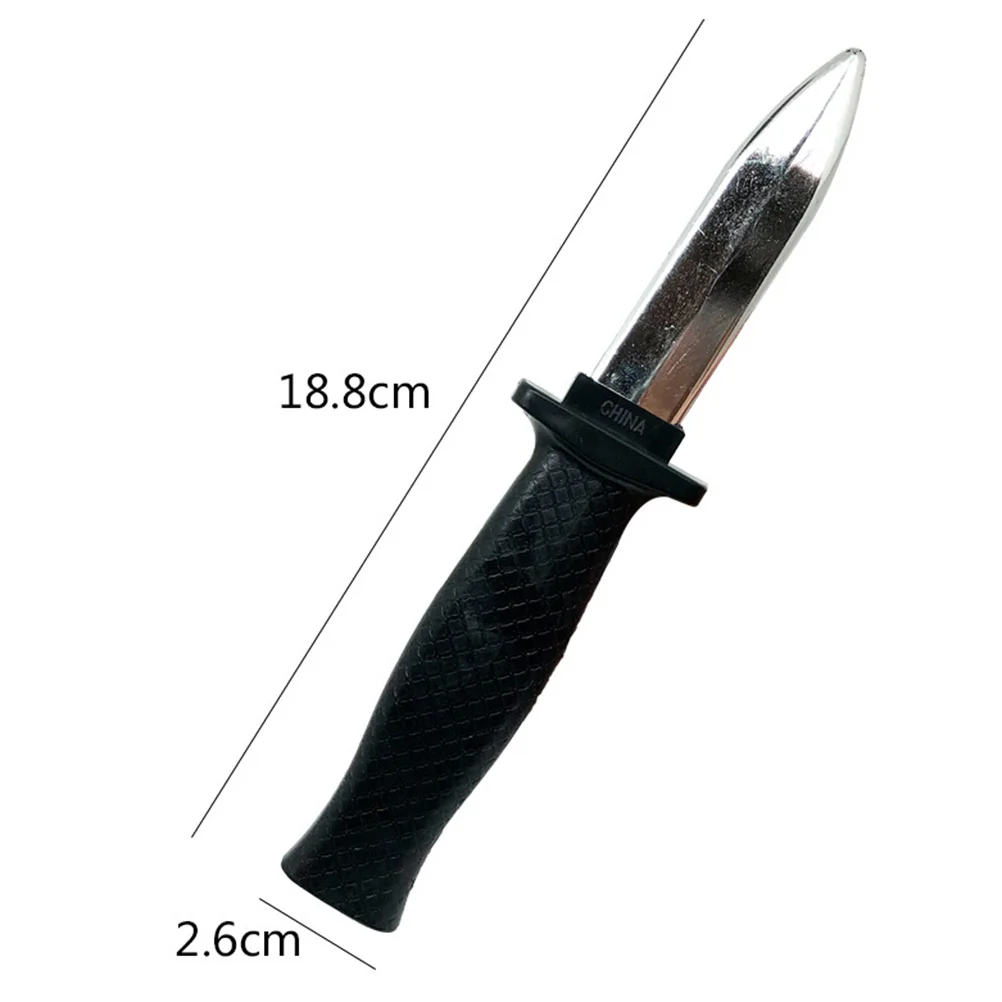 2 Pcs Retractable Joke Trick Halloween Props Toy Disappearing Toy(Black) Plastic Fake Retractable Knife