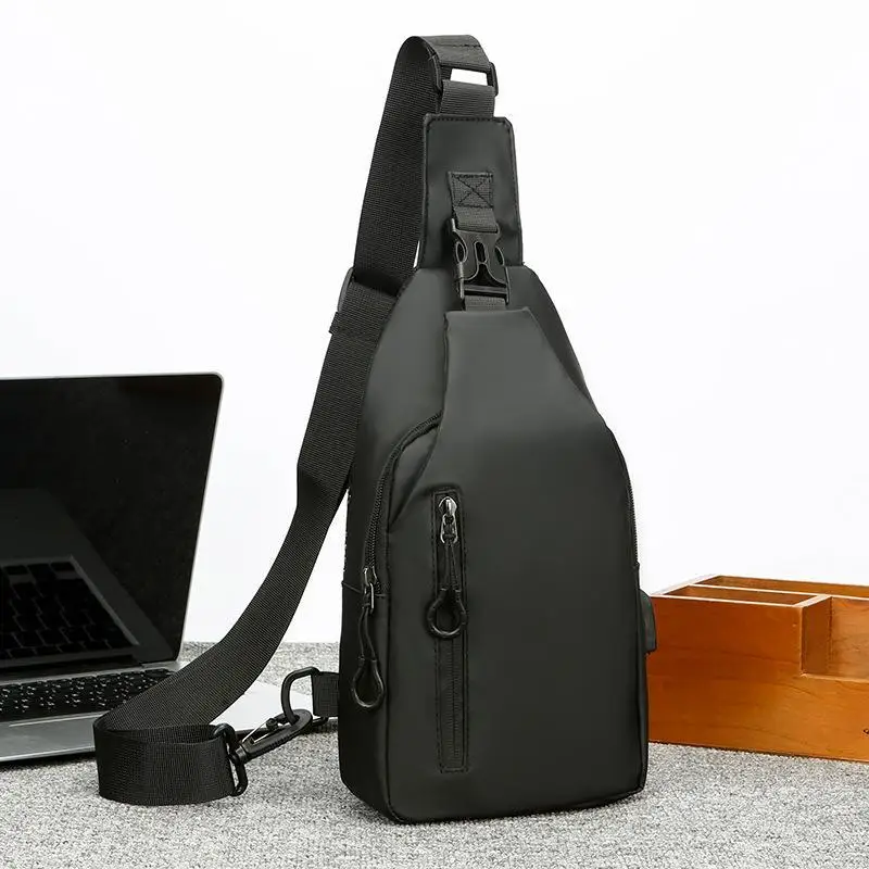 Large Capacity Multifunctional Chest Bag, Fashion Simple Commuter Lightweight Shoulder Crossbody Bag For Daily Travel