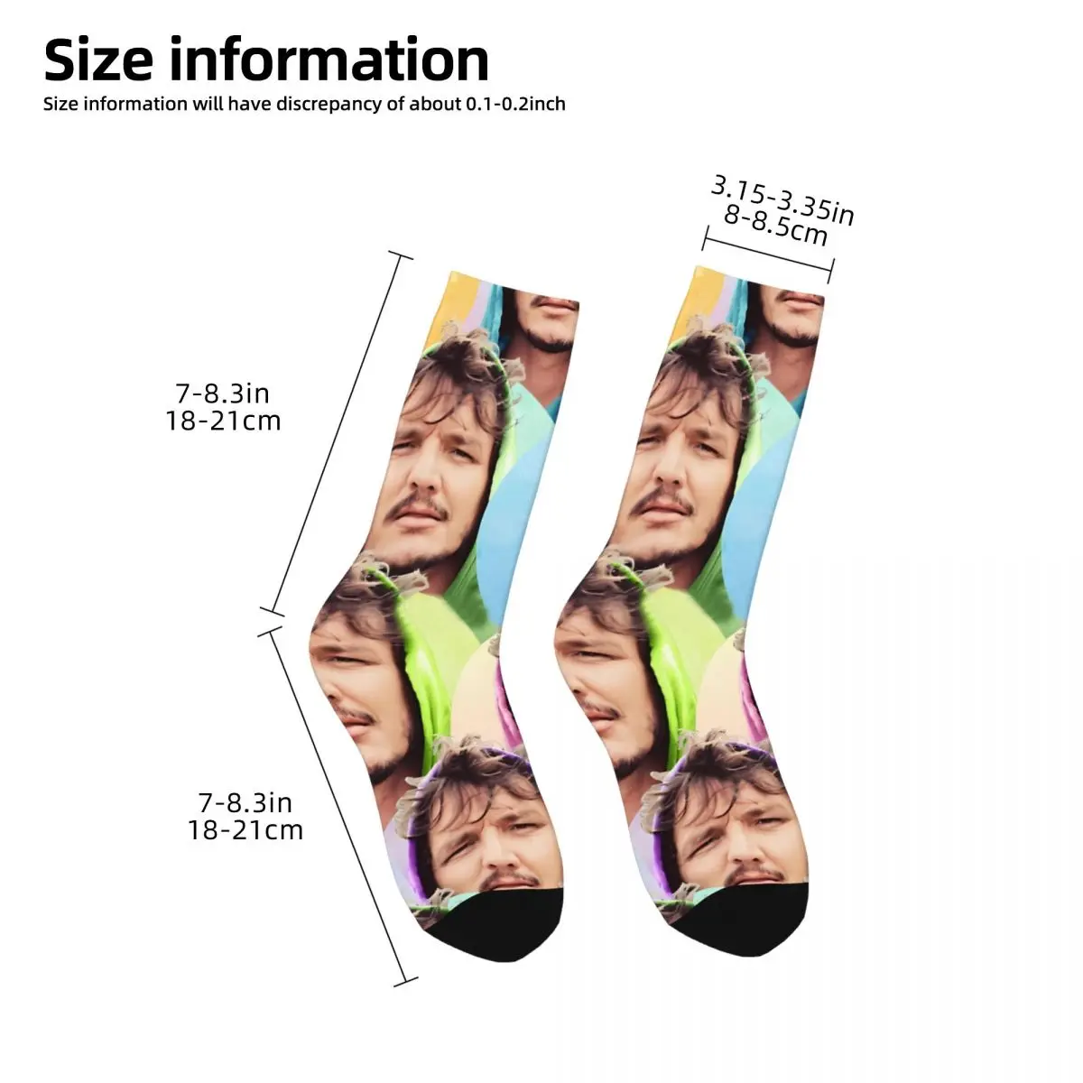 Collage Original Willow Days Pedro Pascal Unisex Winter Socks Outdoor Happy Socks street style Crazy Sock