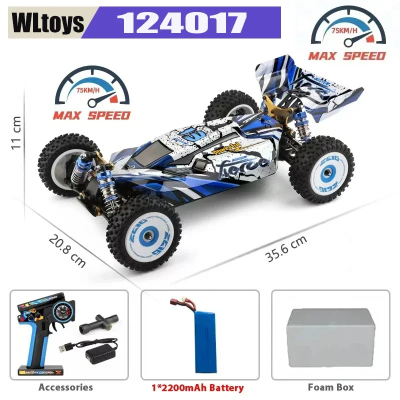 

WLtoys124016, 124017,144010,144001, 144016 Brushless Motor High-speed Short Truck Four-wheel Drive Remote Control Car