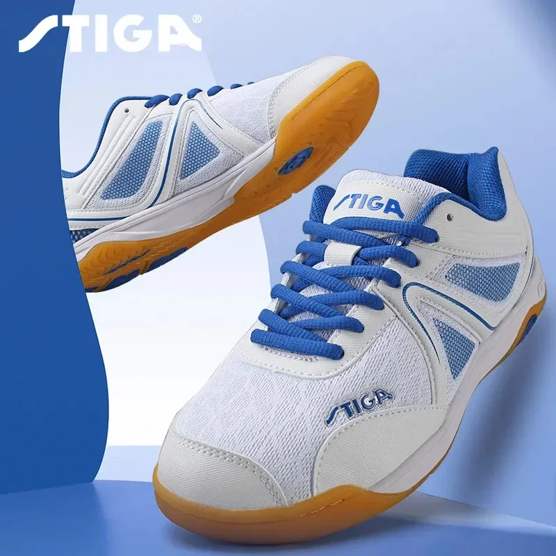 Original Stiga Table Tennis Shoes 5521 5522 Professional Sports Shoes Men Women Workout Sneakers Indoor Ping Pong Shoes