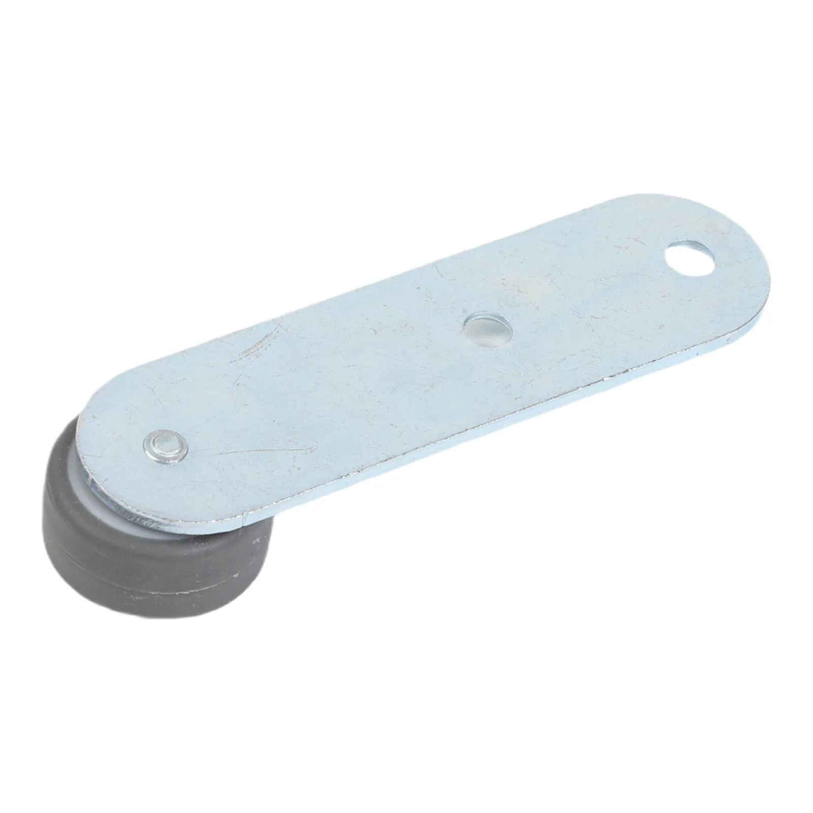 Side Mounted Support Pulley for Interior Wooden Doors Requiring Reliable Load Distribution and Floor Protection