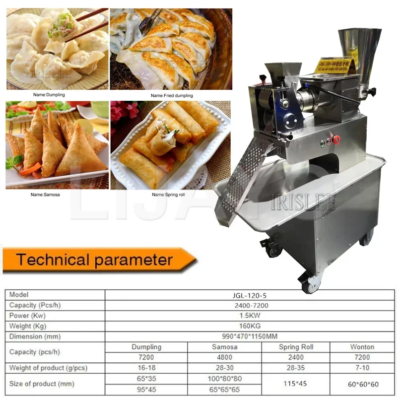 cross-border High Efficiency Gyoza Jiao Zi Making Machine Table Top Automatic Chinese Dumpling Machine