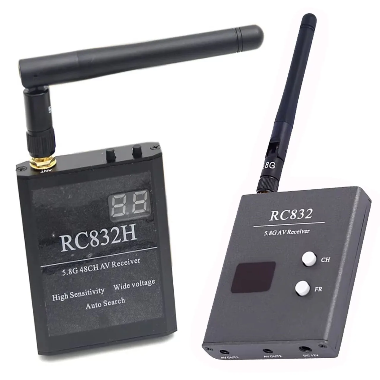 TS832 RC832/RC832H 48CH 5.8G 600mw 5km Wireless AV Transmitter Receiver for FPV Multicopter RC Aircraft Quadcopter