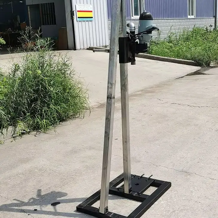 Customized Portable Handheld Drill High Torque Easy Operation 60m Farm Irrigation Water Well Drilling Rig