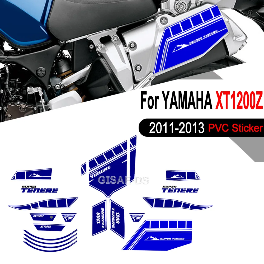 

XT 1200 Z 2010 2011 2012 2013 Fairing Fender Tank Pad Stickers Wind Deflector For YAMAHA SUPER TENERE XT1200Z