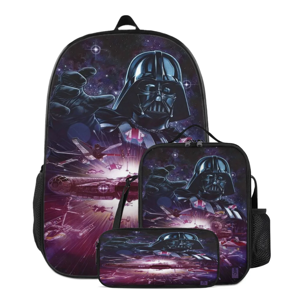 

New Fashionable Celebration-Star-Wars-Art Backpack Bag Large Capacity Trendy Book Bag Multi-pockets Adjustable 17inch