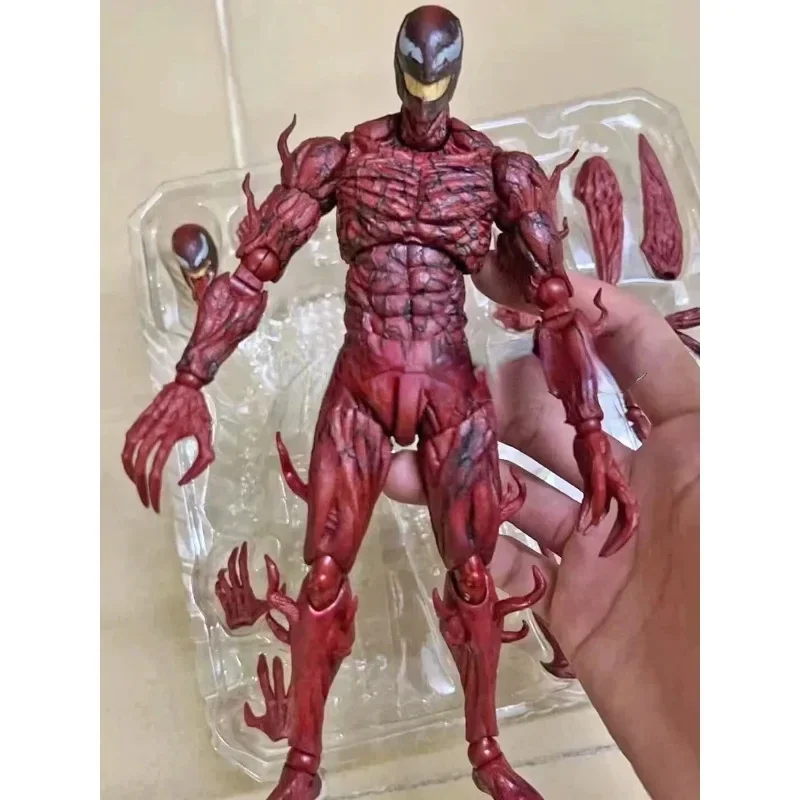 In Stock SHFiguarts Venom Red Venom Carnage Venom 2 Let There Be Carnage Anime Action Figure Model Collection Toy Hoilday Gift