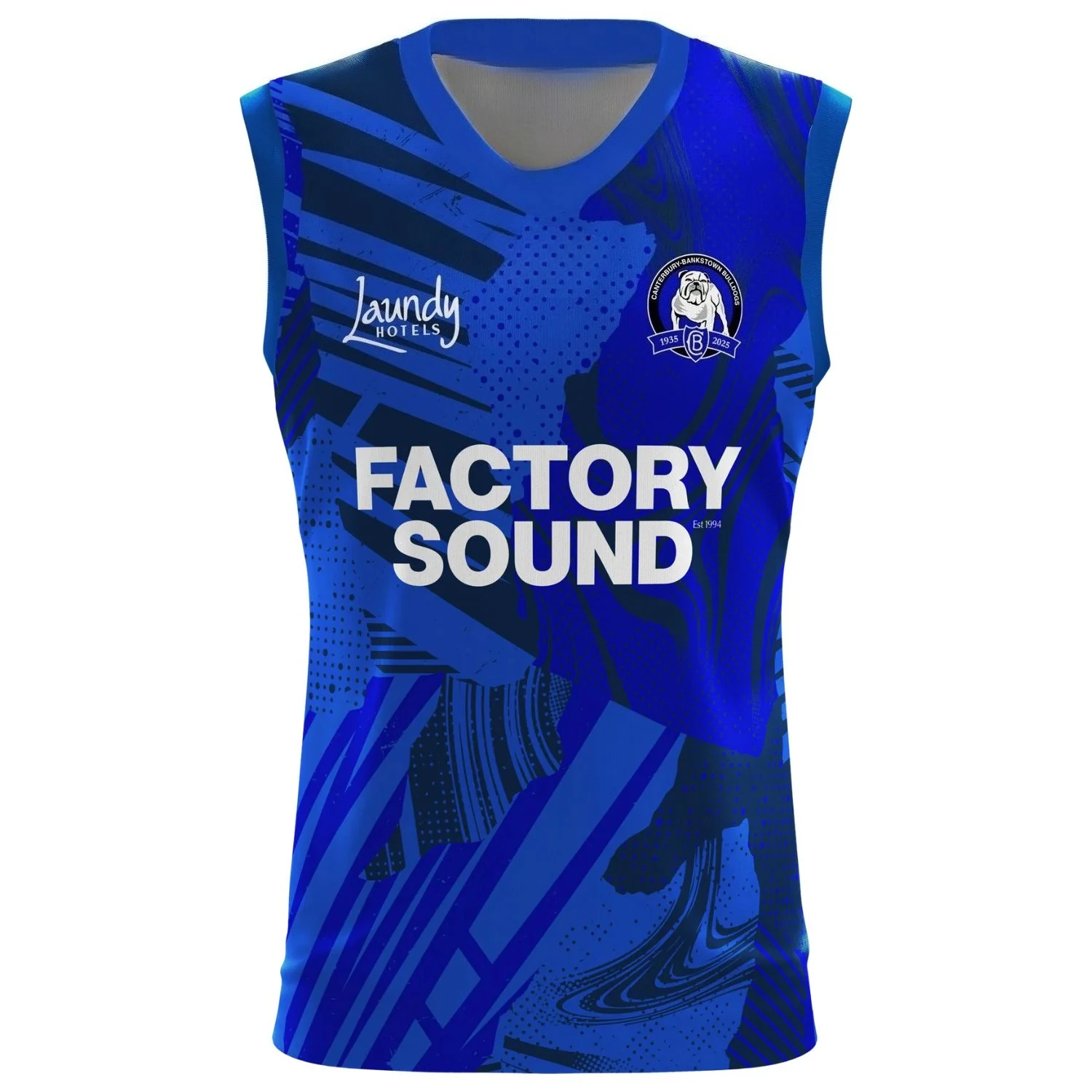 El nuevo chaleco de entrenamiento de rugby Canterbury-Bankstown Bulldogs de verano 2026 es un chaleco deportivo transpirable tanto para hombres como para mujeres