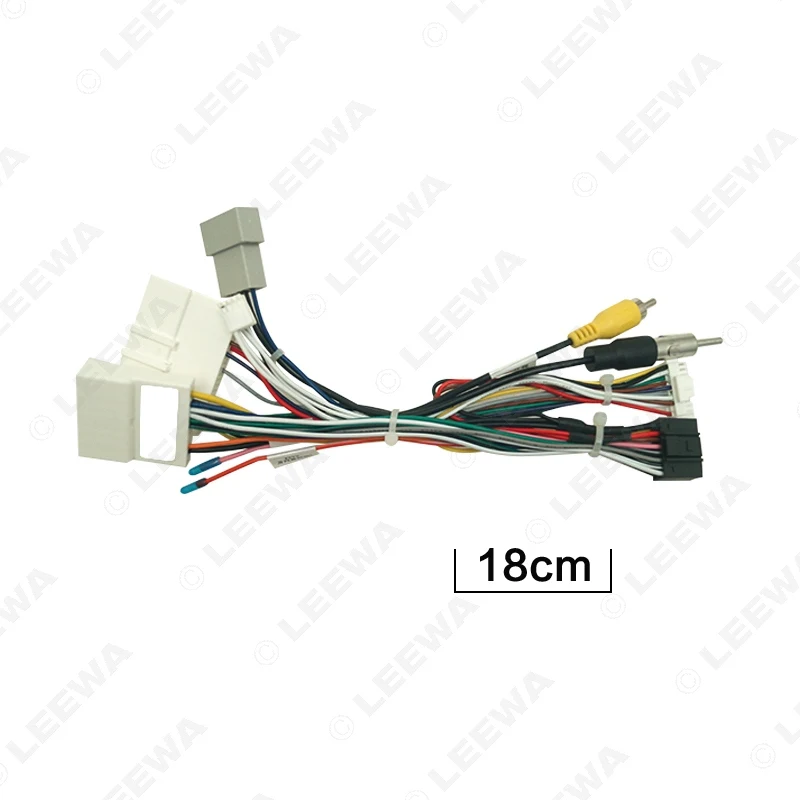 LEEWA سيارة 16pin ستيريو الأسلاك تسخير لنيسان XTrail (19-21)/قاشقاي(2019+)/رجلات (2019)/Teana/Altima(20-21) #3