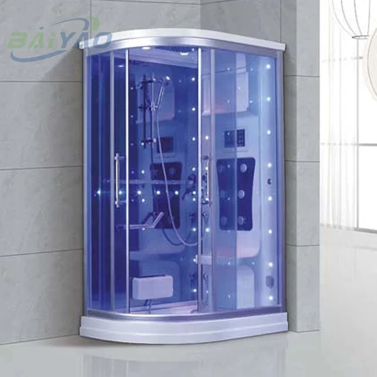 تصميم احترافي عصري للكمبيوتر الجاهز الذي يتم التحكم فيه مع غرفة استحمام بالبخار للمنزل