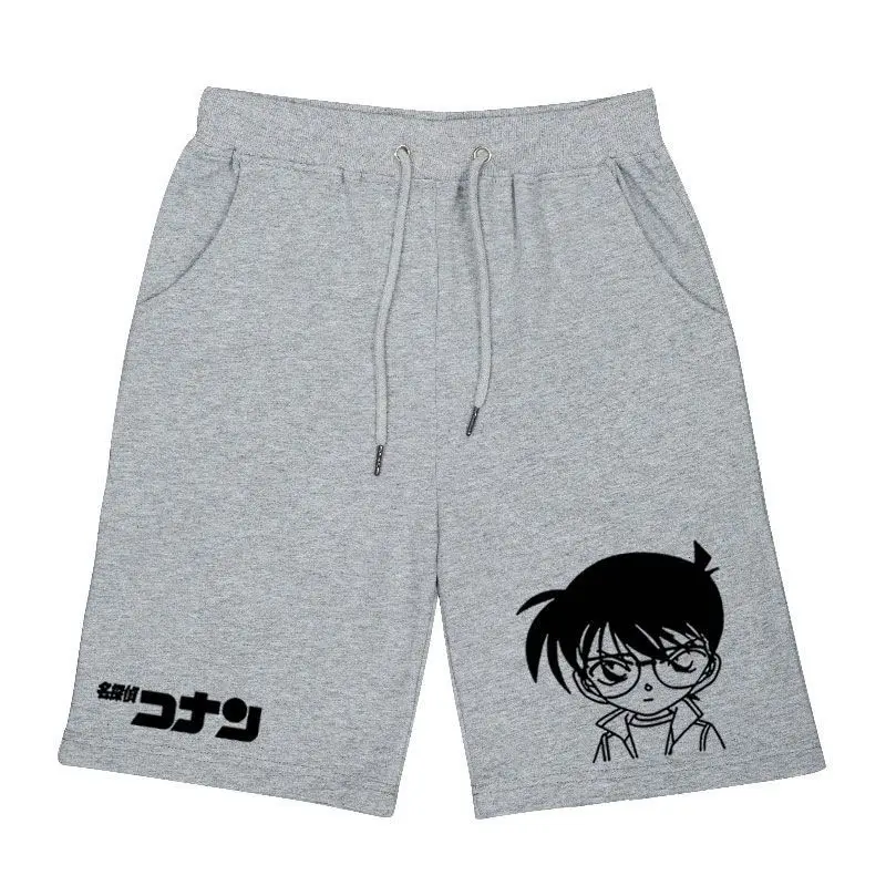 

Мужские шорты «Детектив Конан», новая летняя обычная версия с карманами, спортивные штаны, модные модные мужские и женские брюки с пятью точками