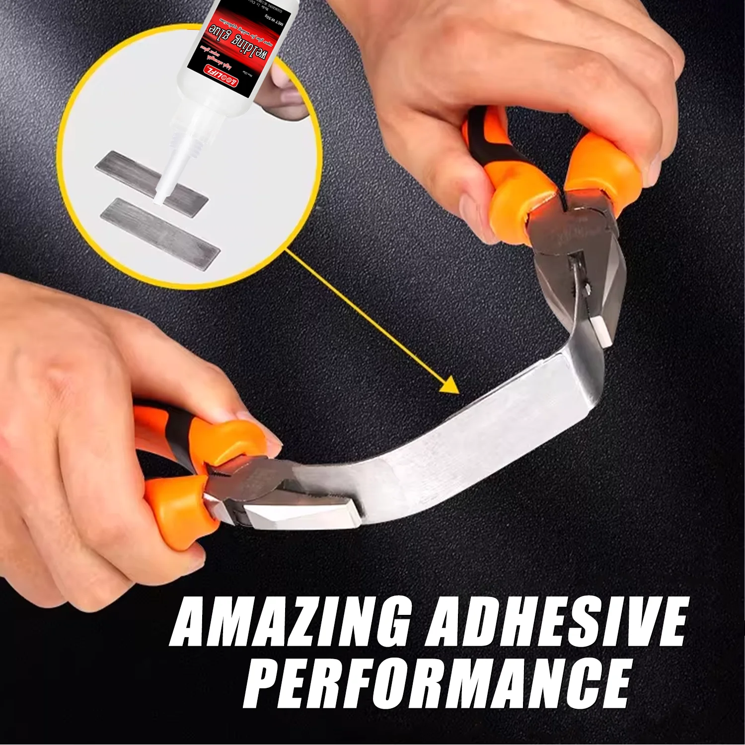 5pcs Super Glue Transparent Oily Welding Super Glue Strong Instant Adhesive Multifunctional Oily Original Glue Quick RepairTools