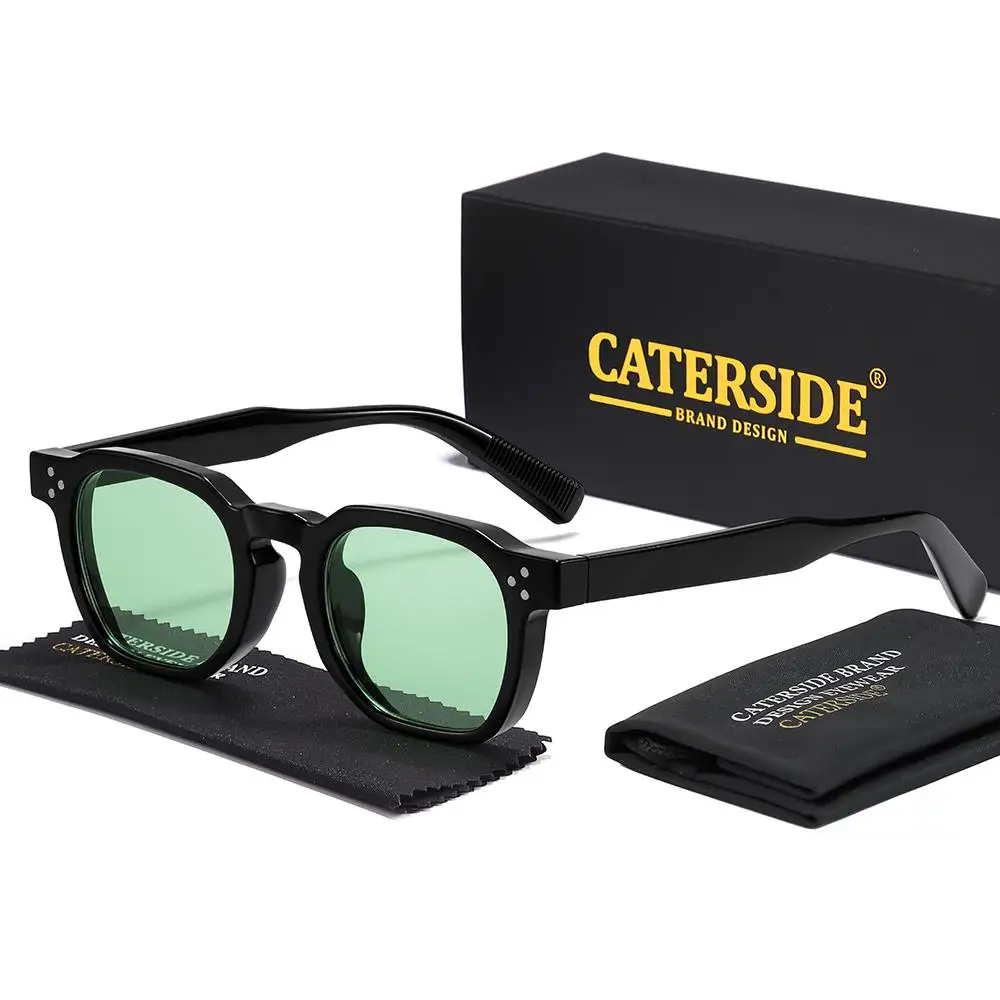 CATERSIDE Neue Herren-Sonnenbrille Markendesign Quadratische Modische Sonnenbrillen Damen Outdoor Reise Party Dekoration Eyewear UV400 – Detail 9