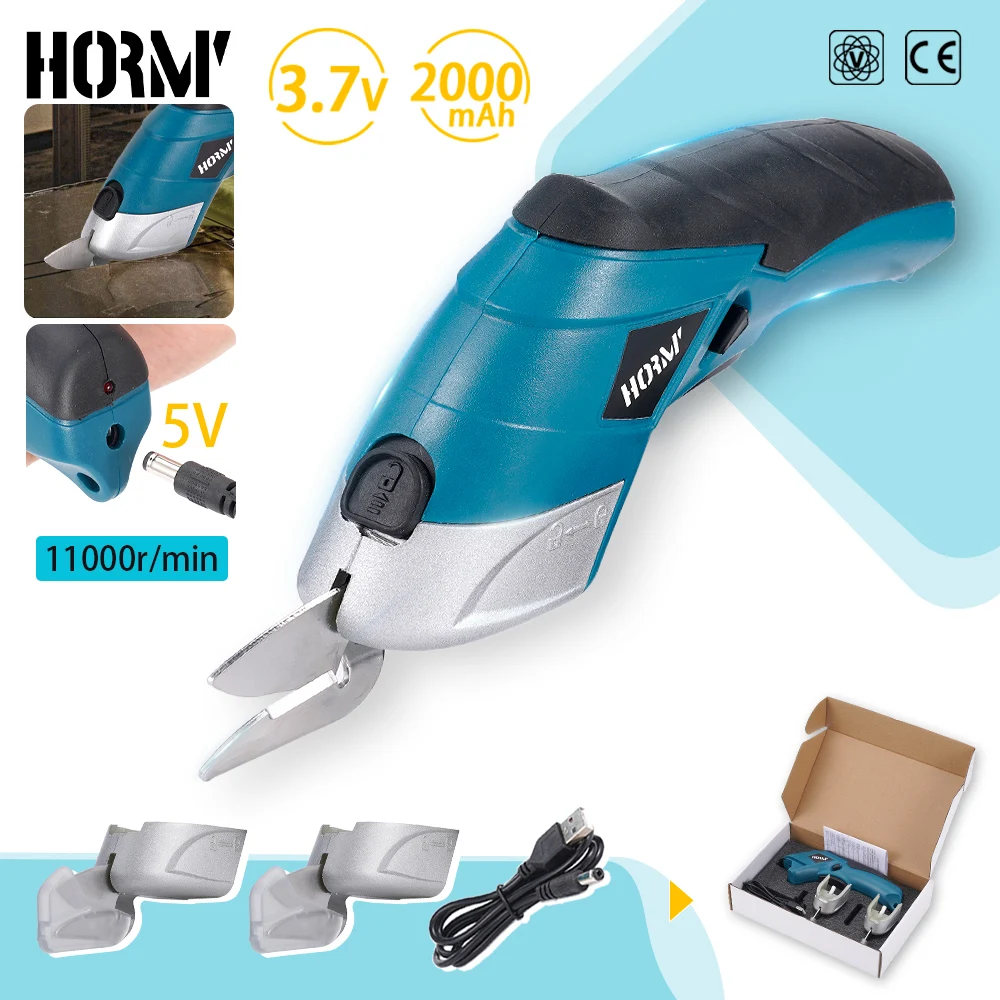 

3.6V New cordless electric tailoring scissors USB charging Suitable for cutting cotton fabric/leather/cloth and other materials