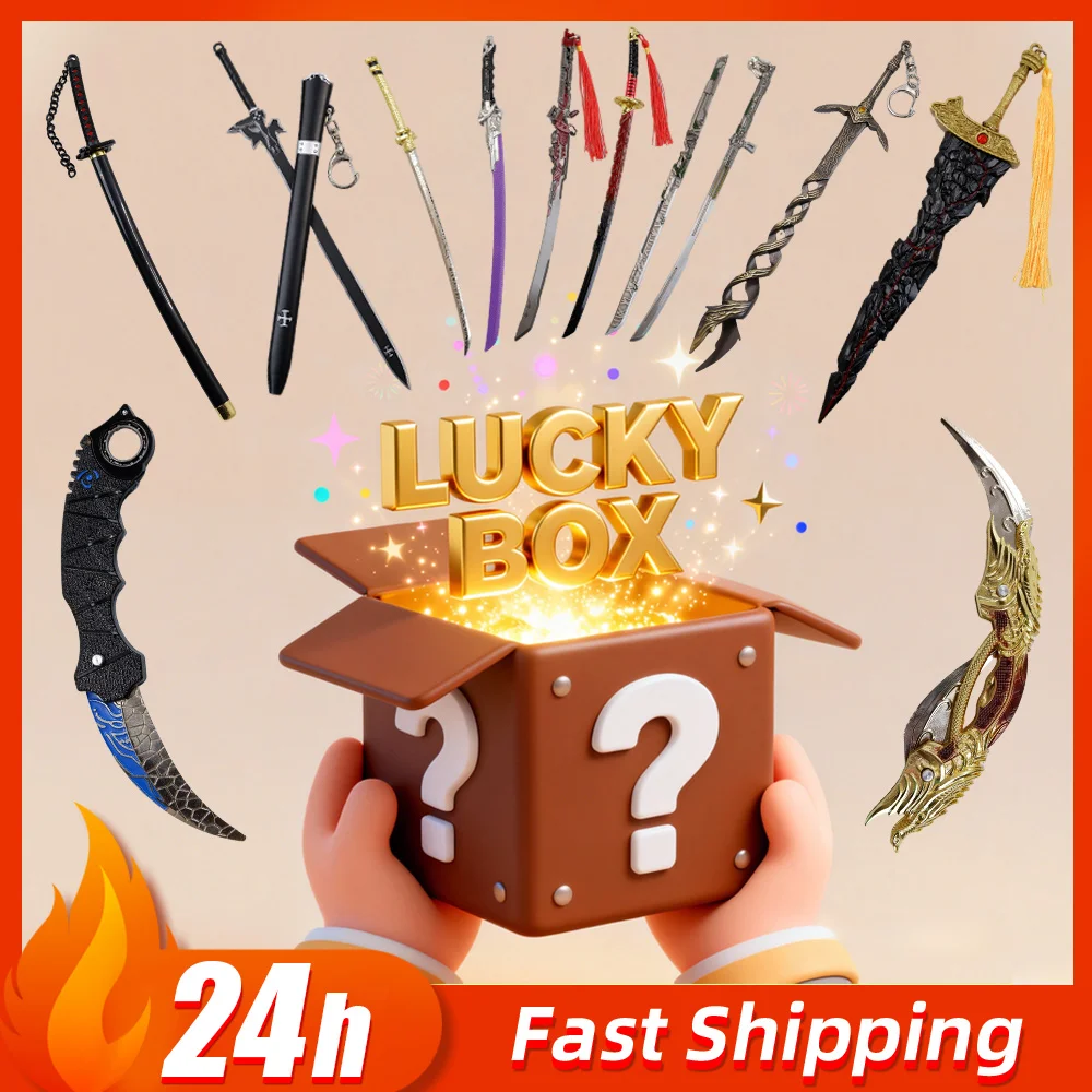 

Carefully selected 100 exquisite giftsEldenn Valorant Game Film Anime Peripheral Toy Swords knife Action Figures Blind Boxes Low Prices Random Lucky Gift Boxes