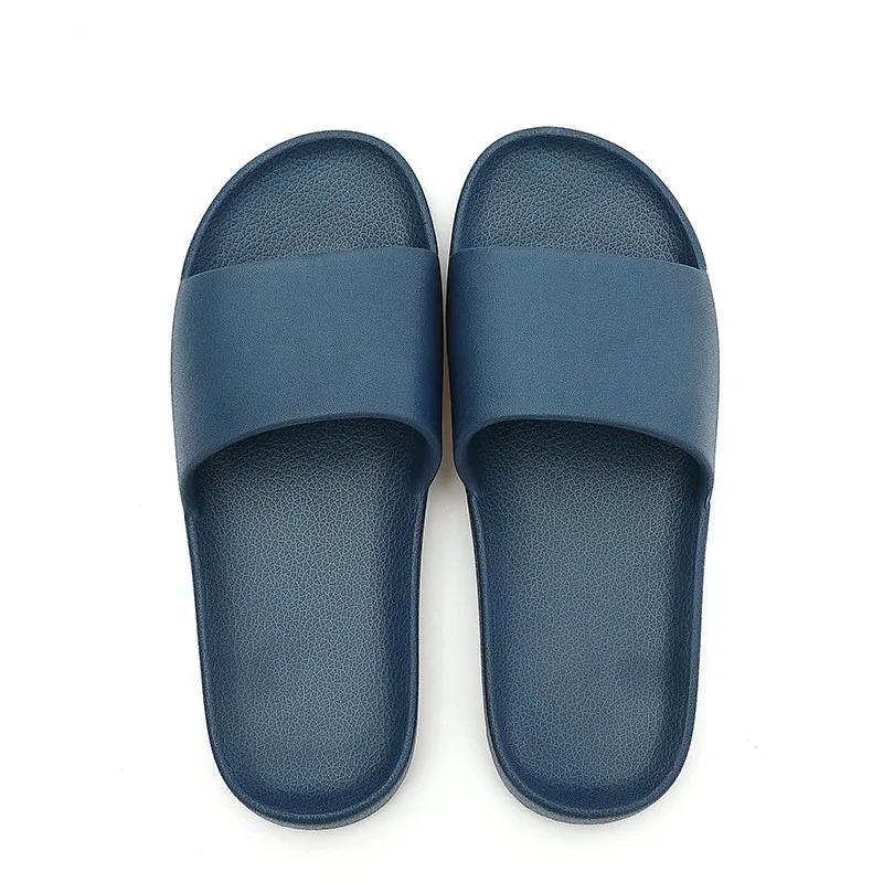 Fashion Solid Concise Summer Home Slippers Women Men Flats Soft EVA Light Indoor Non Slip Bathroom Slippers Couples Slides