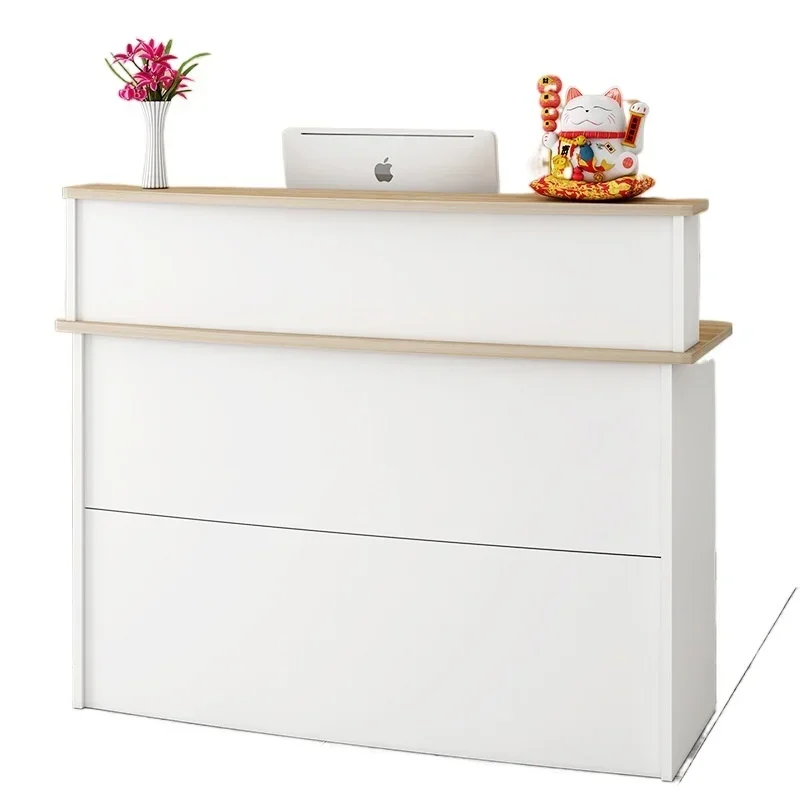 Cashier Counter Shop Small Simple Modern Commercial Bar Table Beauty Salon Reception Front Desk Clothing Store Counter