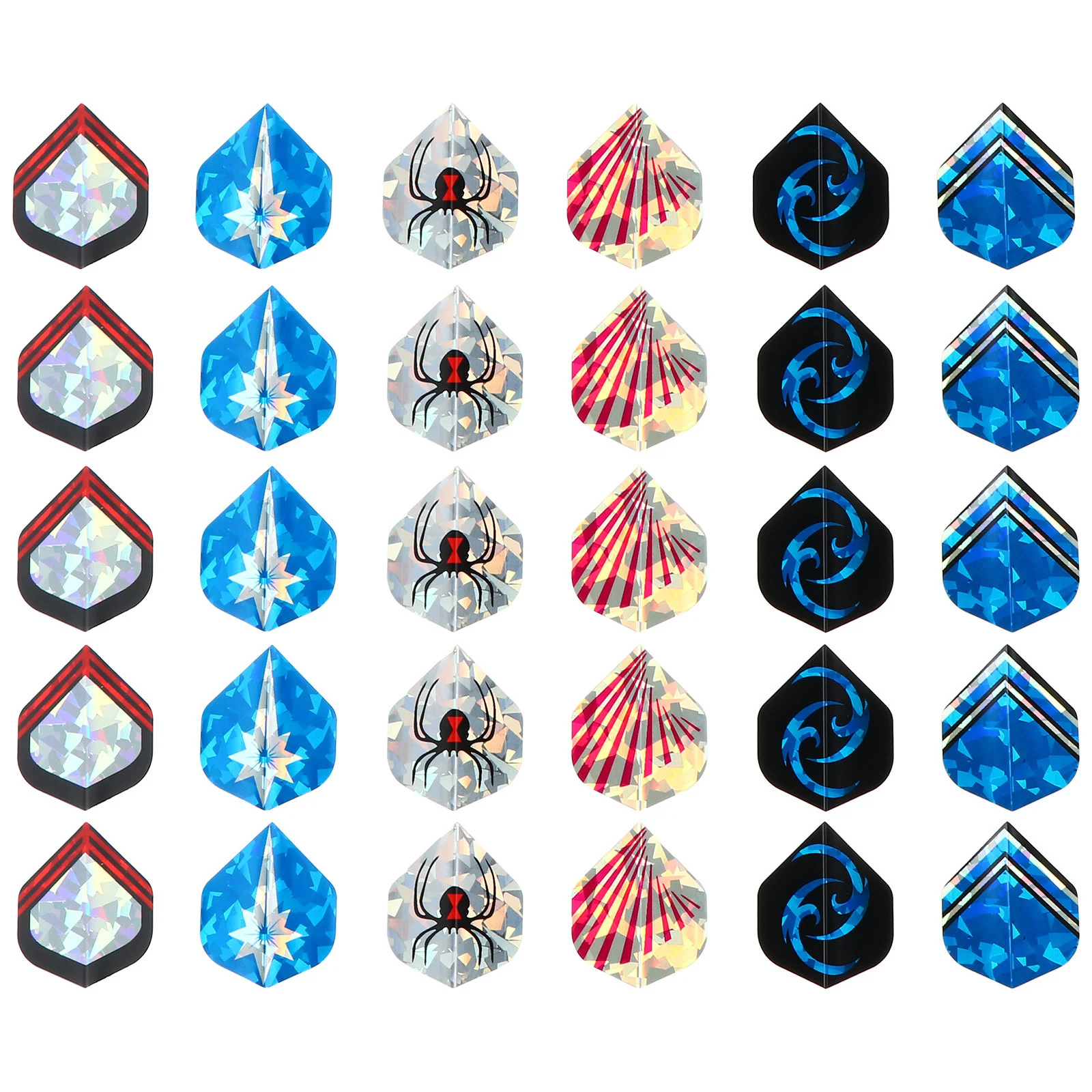 

30Pcs Dart Wings High Durable Accessory for Indoor Outdoor Sports Professional Dart Tail Wings Practice