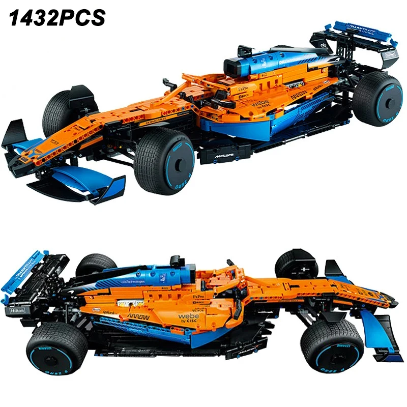 1432PCS Technical Formula 1 Race Car Building Blocks MOC Construction Bricks Speed Vehicle Toys 42141 Gift For Children Kids