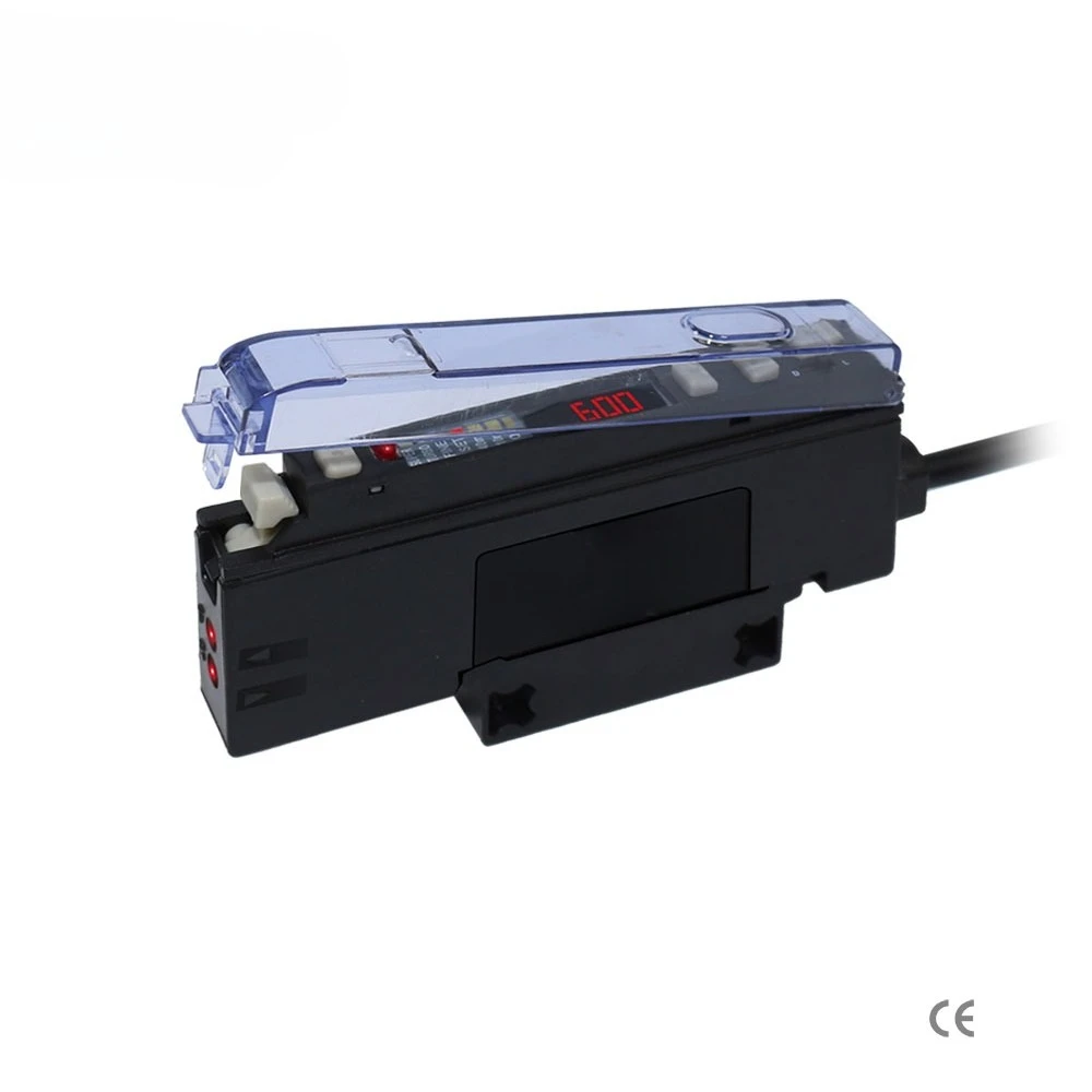 GF5R-P Fast Response Small Size Segment Display Red Light Emitting Diode Fiber Optic Sensor PNP Light On Dark Leads