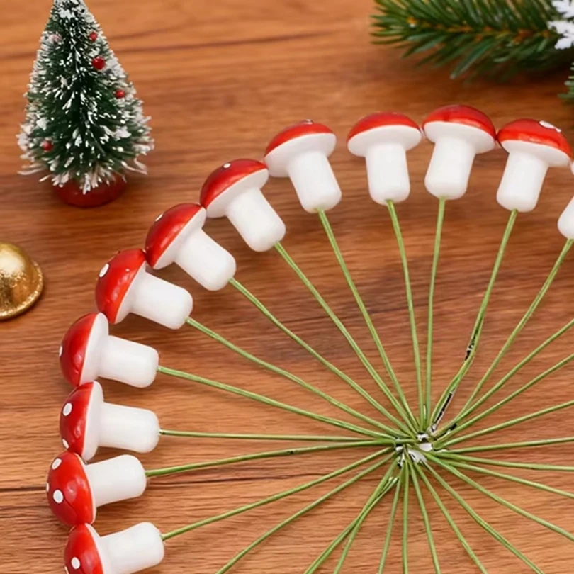 

Artificial Plants Bubble Mushroom Home Car Decoration Christmas Garland Diy Gift Box Handmade Accessories Festival Party Wedding