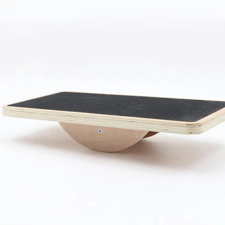 

new design wheel balancer main board core custom yoga training standing rocking fitness wooden balance board