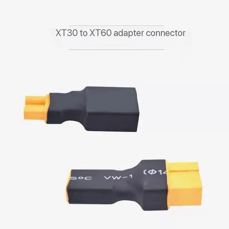 Adaptador XT60 para XT30 (Macho-Fêmea) para Aeromodelos, Drones, Baterias, Controladores de Velocidade ESC, Modelos de Veículos e Embarcações